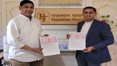 Photo of राजस्थान फाउंडेशन ने संस्थापक और सीईओ, मारवाड़ी कैटालिस्ट्स सुशील शर्मा को राजस्थानी ब्रांड एंबेसडर नियुक्त किया